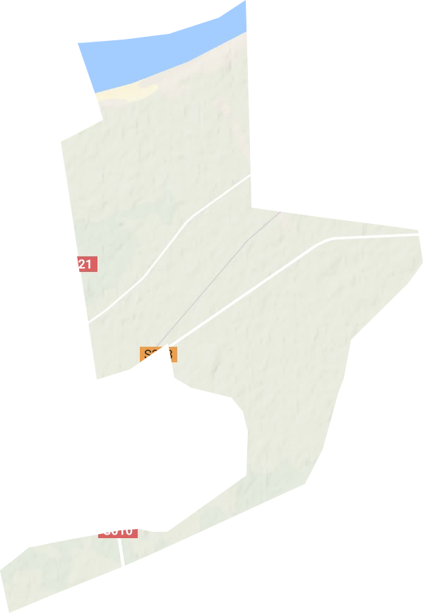 同江镇地形地图