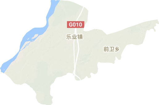 乐业镇地形地图