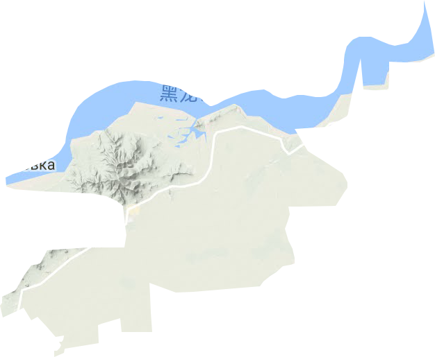 勤得利农场地形地图