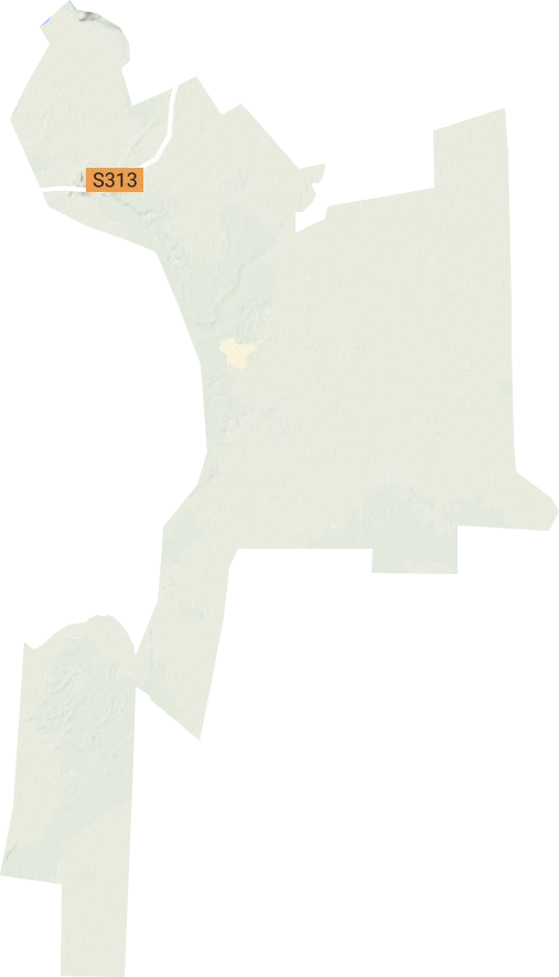 青龙山农场地形地图