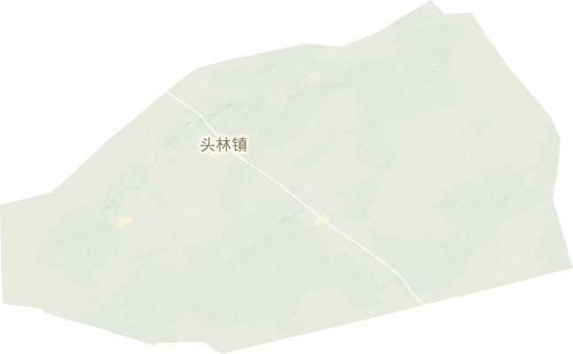 头林镇地形地图