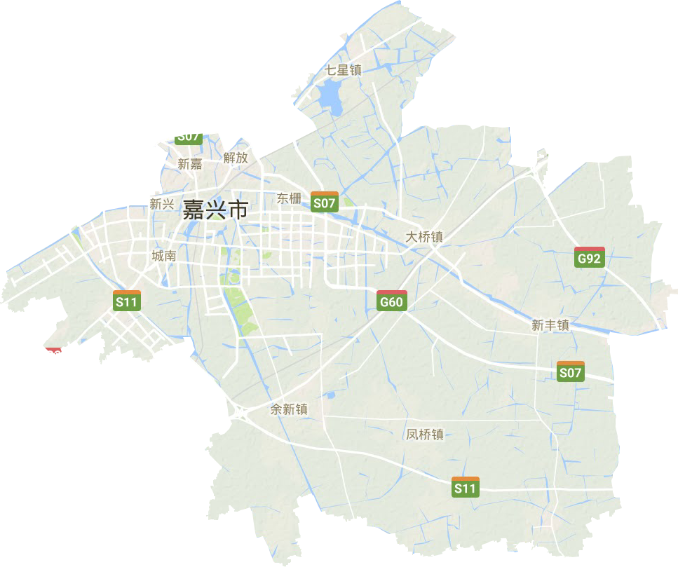 南湖区地形地图