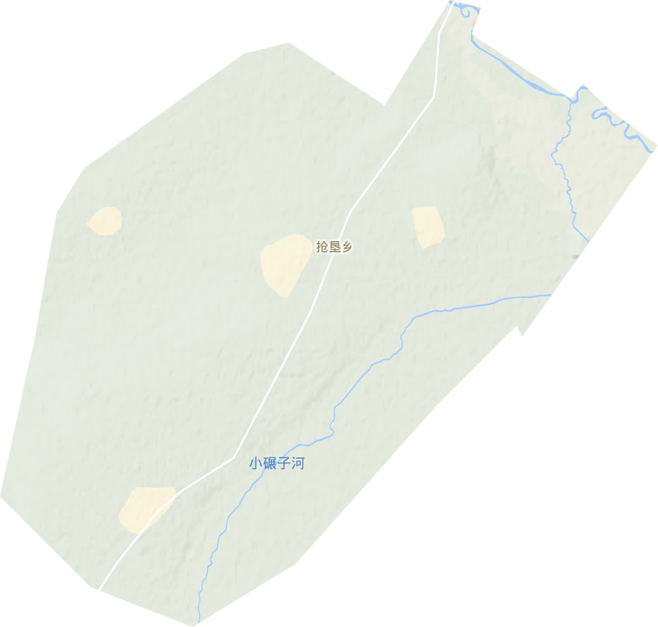 抢垦乡地形地图