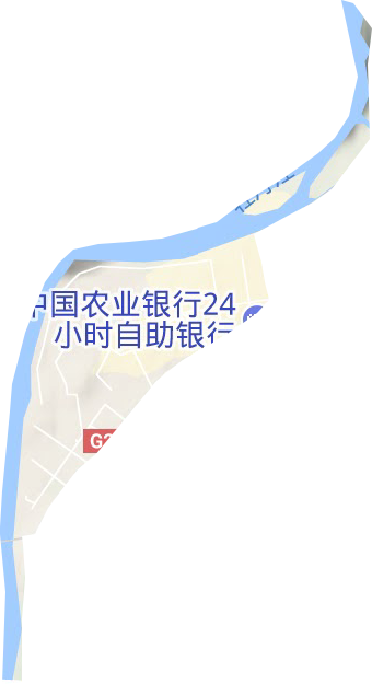 桦林橡胶厂街道地形地图