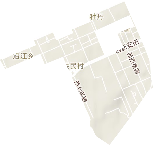 立新街道地形地图