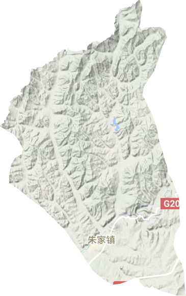 朱家镇地形地图