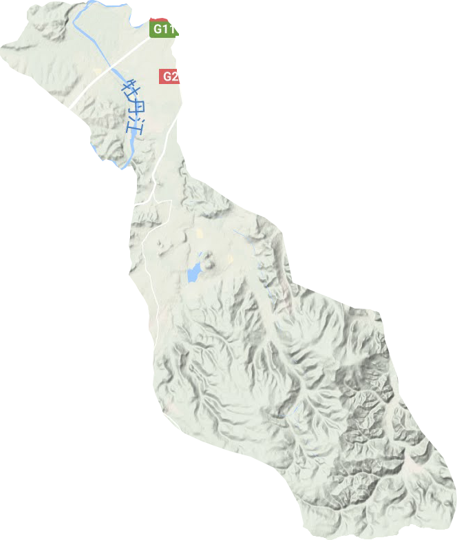 石岩镇地形地图