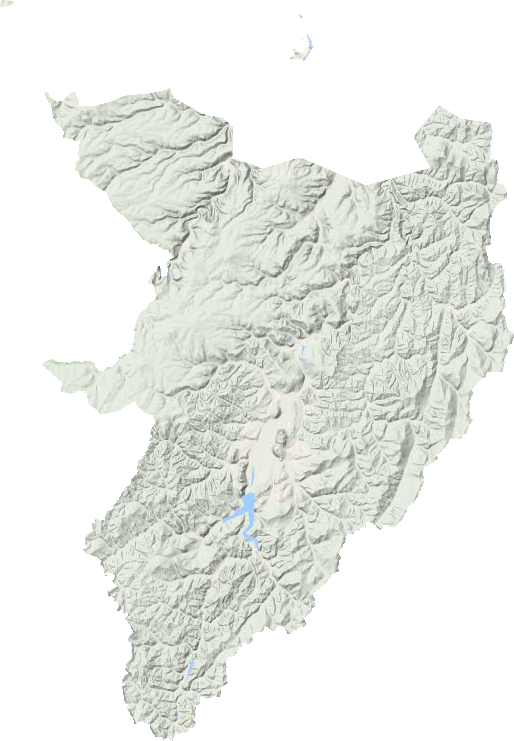 穆棱林业局地形地图