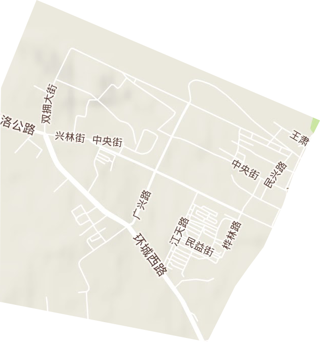 西兴街道地形地图