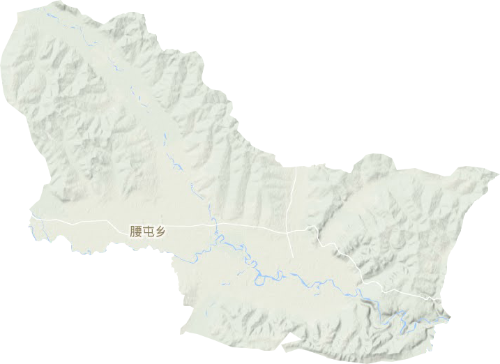 腰屯乡地形地图