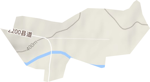 红旗林场地形地图