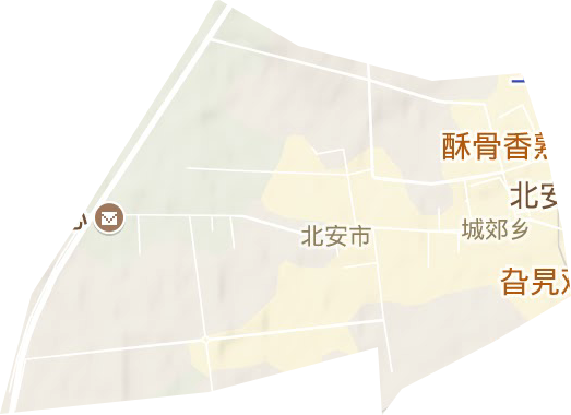 铁西街道地形地图