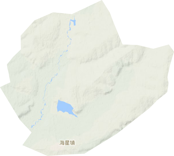 海星镇地形地图