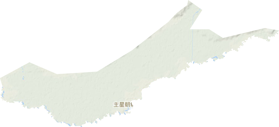 主星乡地形地图