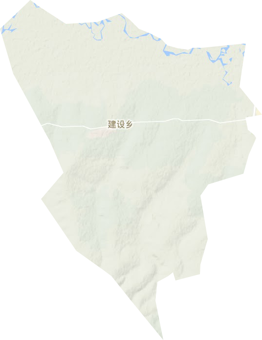 建设乡地形地图