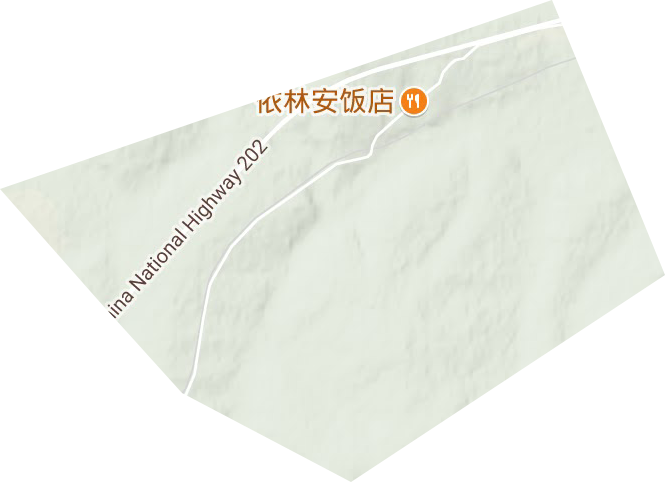 小兴安林场地形地图