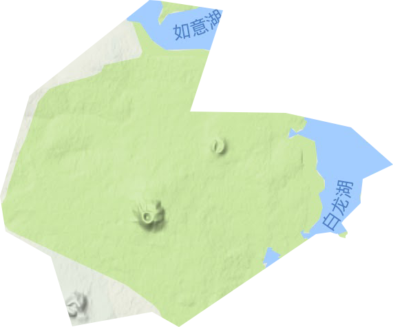 药泉林场地形地图