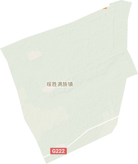 绥胜镇地形地图