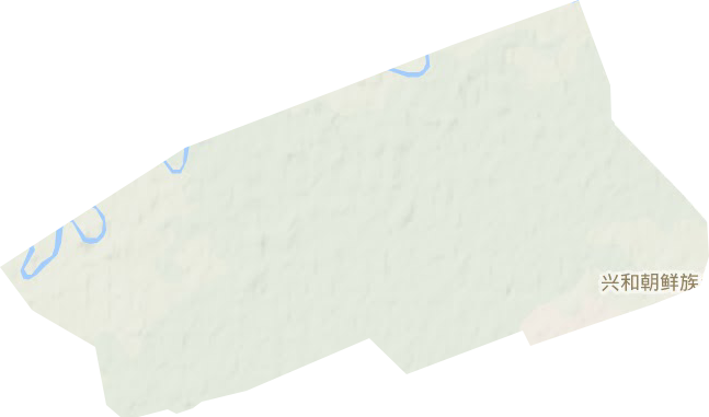 兴和乡地形地图