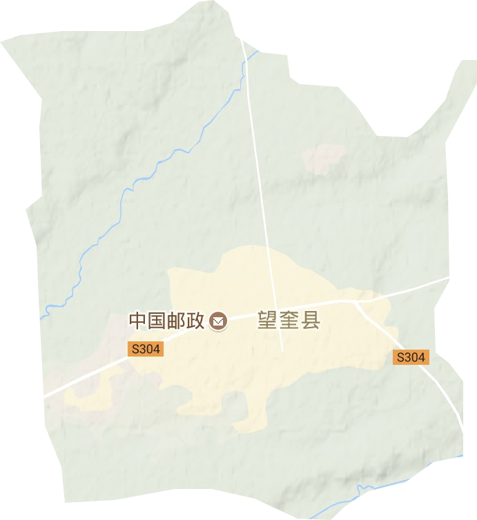 望奎镇地形地图