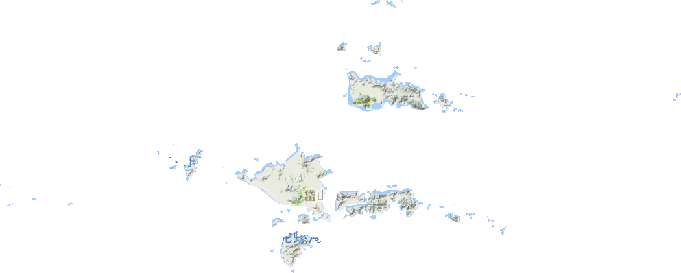 岱山县地形地图