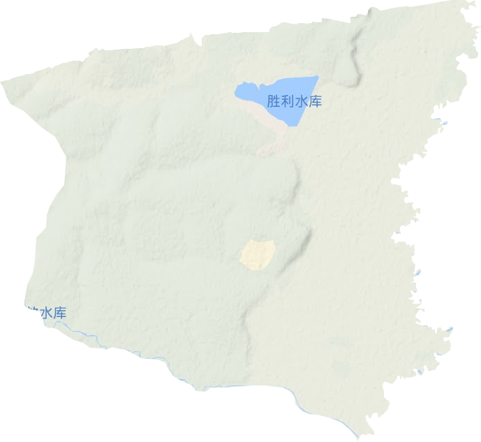 兴华镇地形地图