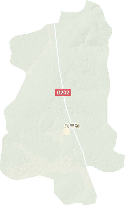 永丰镇地形地图