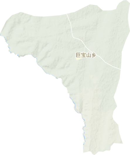 巨宝山乡地形地图