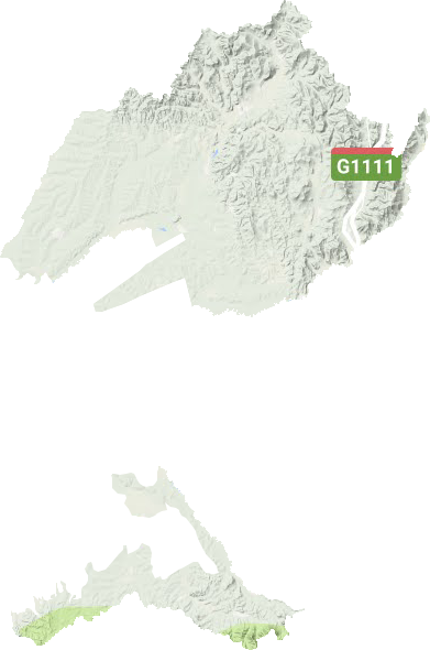 国有林场管理局地形地图