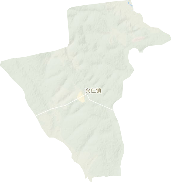 兴仁镇地形地图