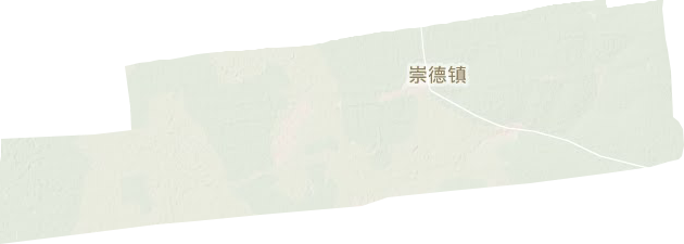 崇德镇地形地图