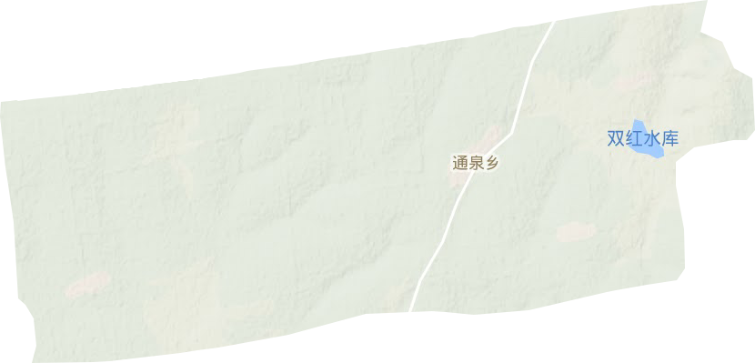 通泉乡地形地图