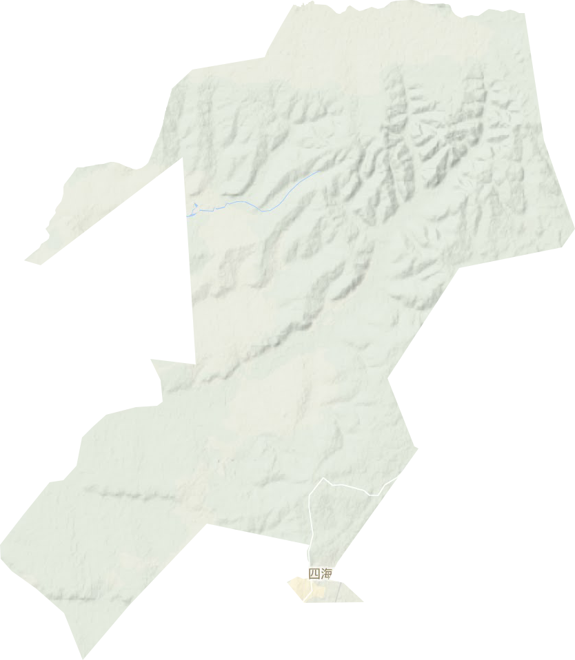绥棱农场地形地图