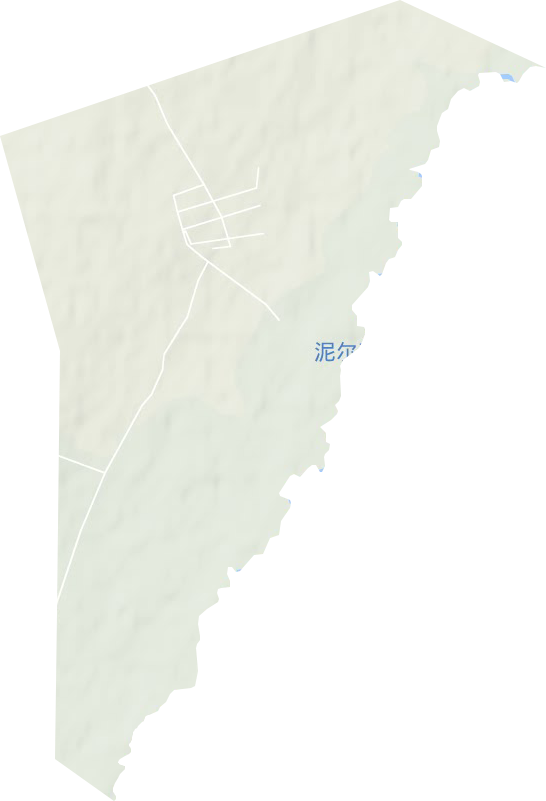 奶山羊场地形地图