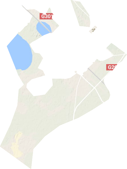 安达镇地形地图
