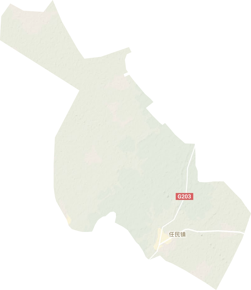 任民镇地形地图
