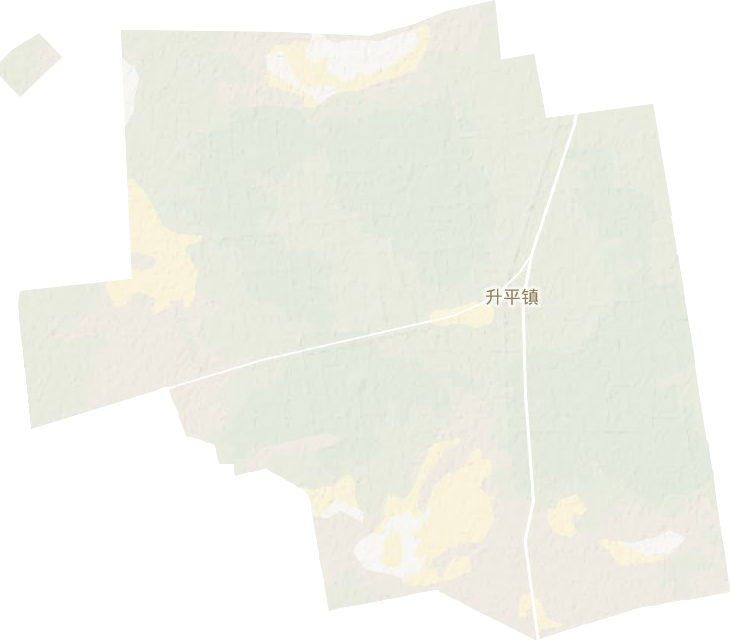 升平镇地形地图