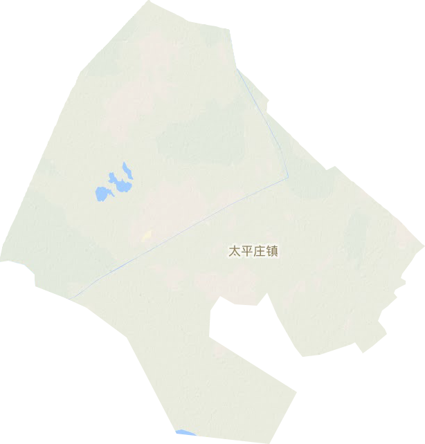 太平庄镇地形地图
