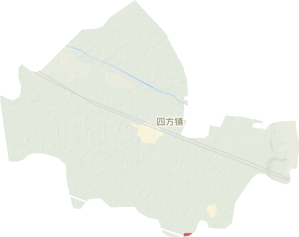 里木店镇地形地图
