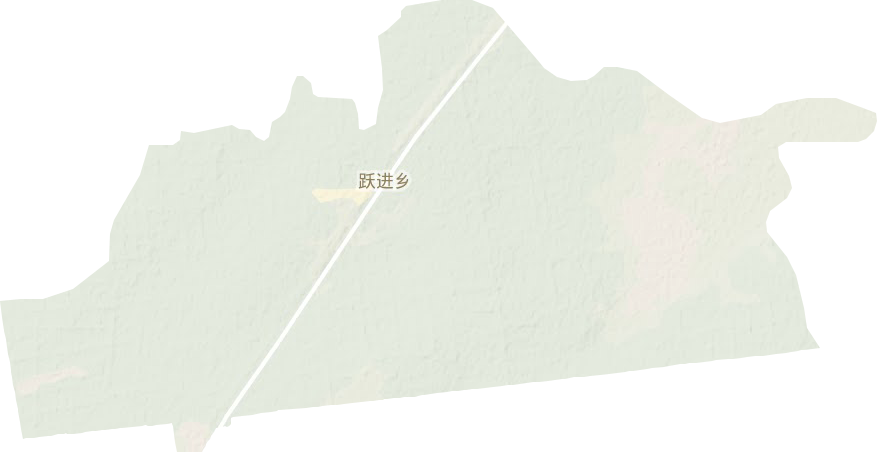 跃进乡地形地图