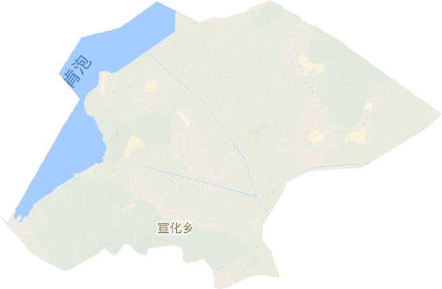 宣化乡地形地图