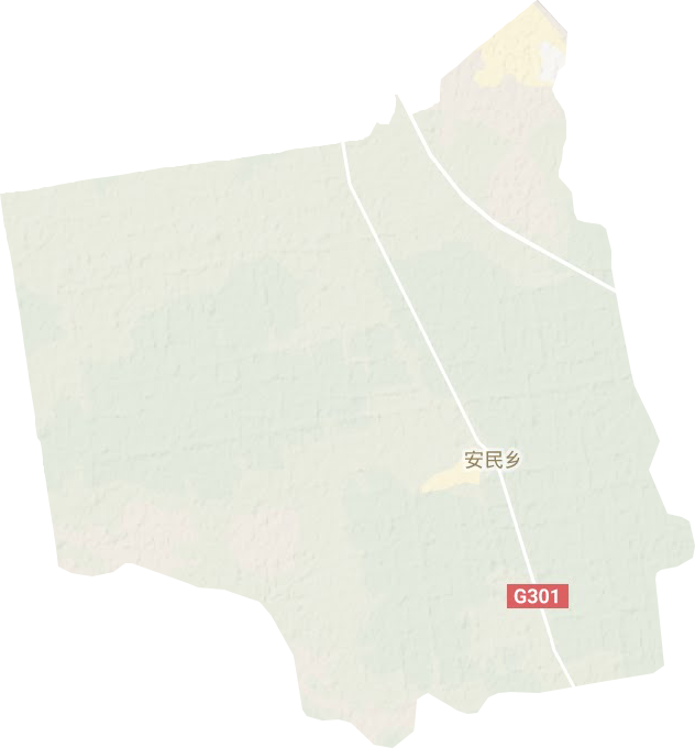 安民乡地形地图