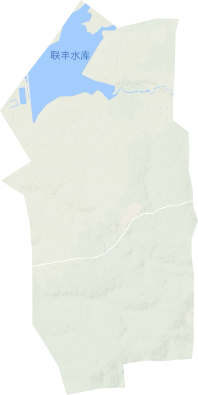 丰山乡地形地图