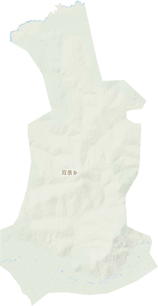 双录乡地形地图