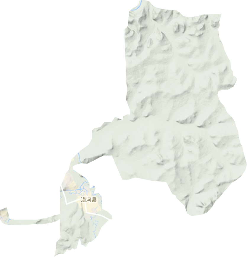 西林吉镇地形地图
