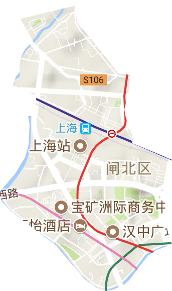 天目西路街道地形地图