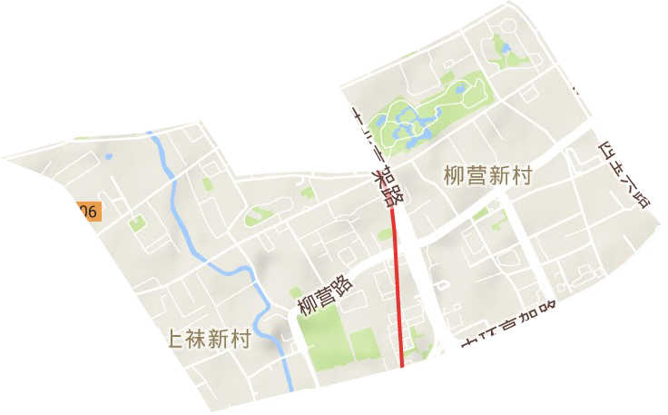 共和新路街道地形地图