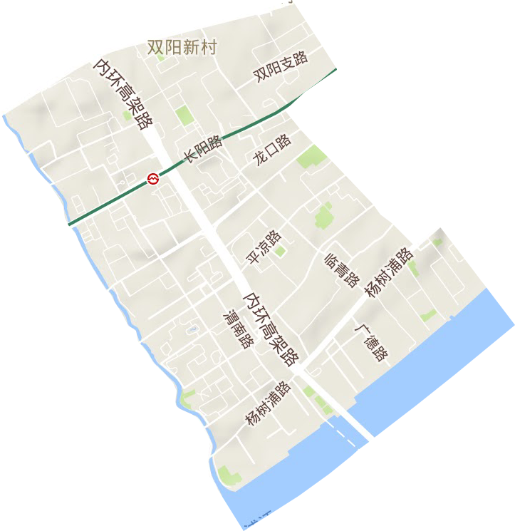 大桥街道地形地图