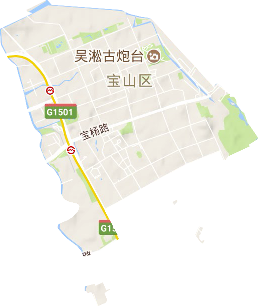 友谊路街道地形地图