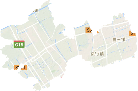 徐行镇地形地图